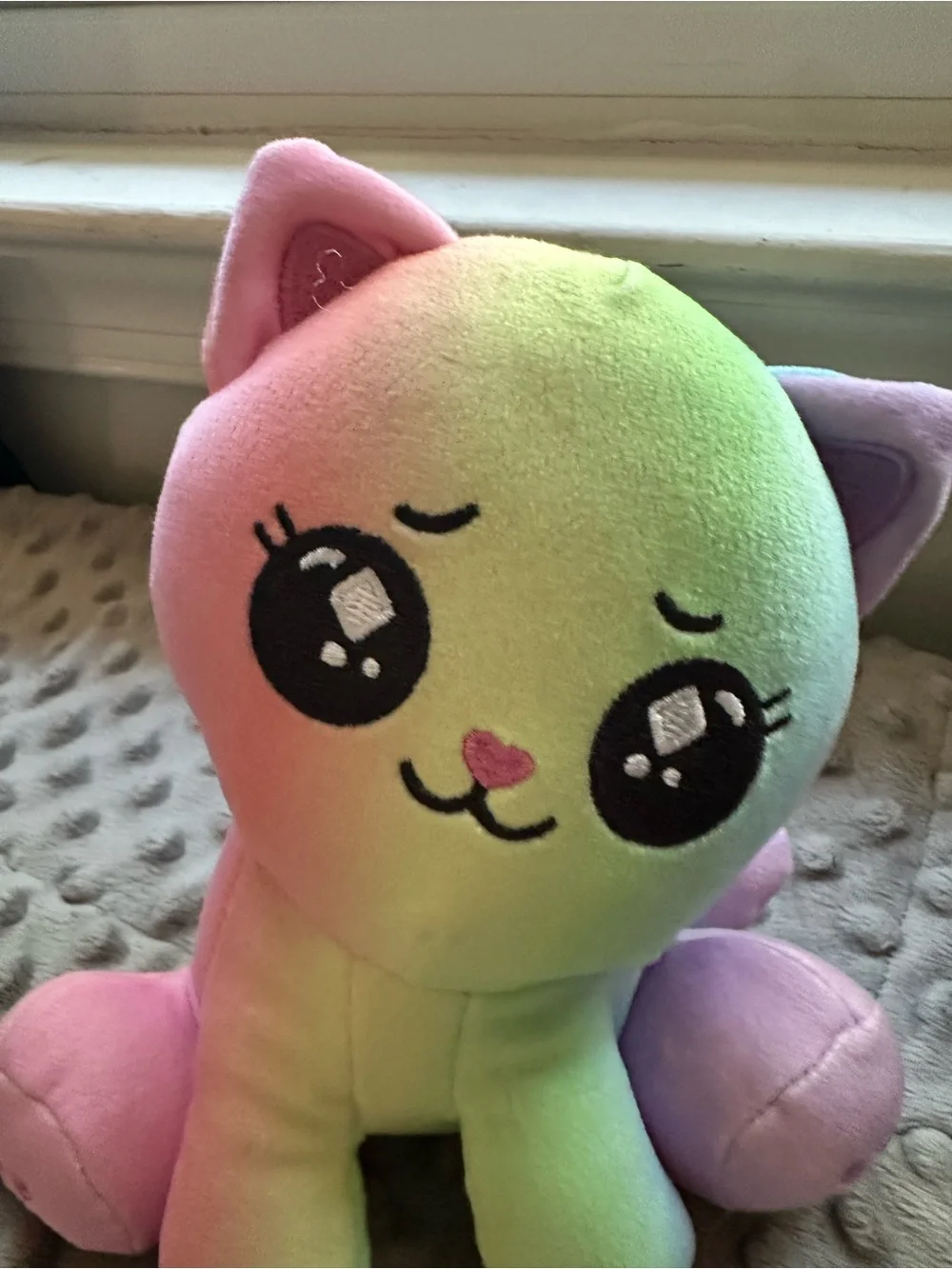 Plush Rainbow Cat Plushie Moriah Elizabeth